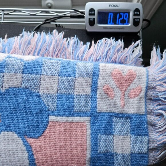 Disney Woven Knit Baby Blanket Mickey Mouse Minnie Donald Duck Pluto Vintage - Picture 12 of 14